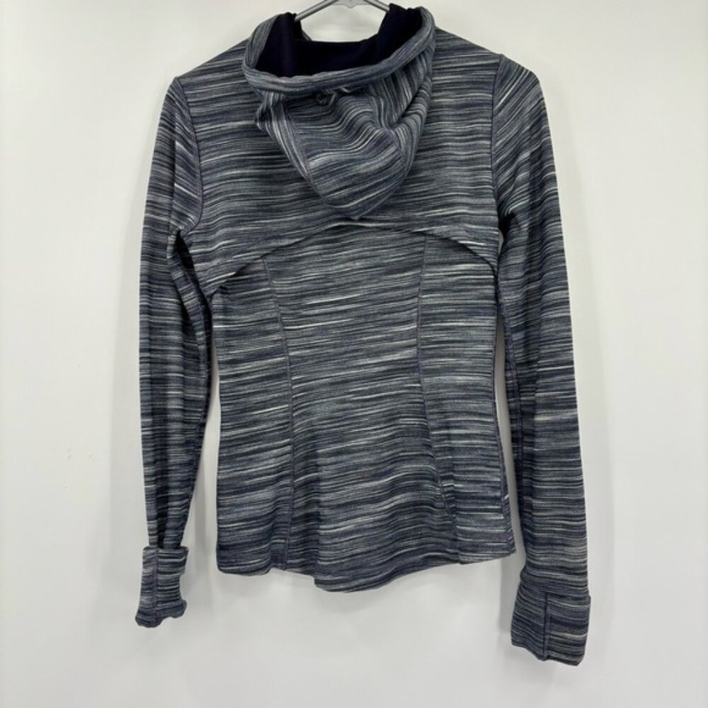 Lululemon Hooded Define Jacket Nulu Grey Size 6 - Picture 14 of 16